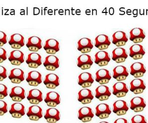 Localiza al Diferente en 40 Segundos