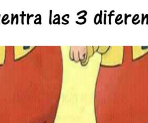 Encuentra las 3 diferencias en tan solo 30 segundos