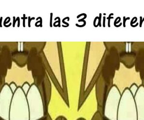 Encuentra las 3 diferencias